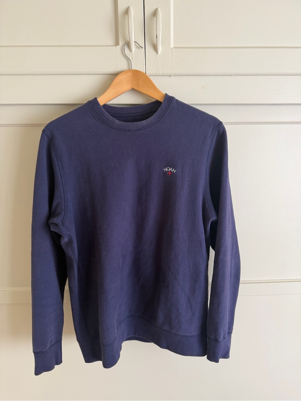 Noah NYC Navy Crewneck Sweatshirt - Men's